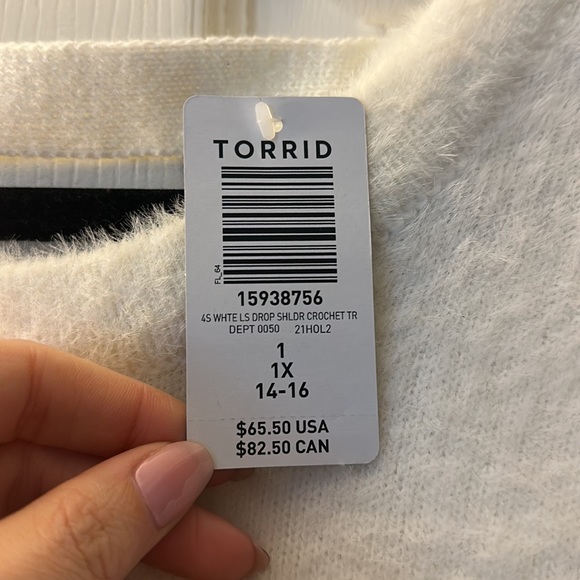 Torrid Drop Shoulder Sweater - Picture 9 of 9